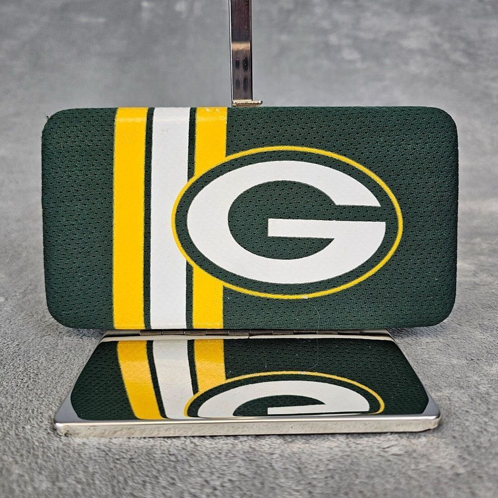 Green Bay Packers Women's Shell Wallet Green Yellow White‎ Logo MVP Little Earth